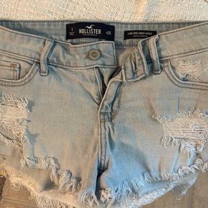 Hollister denim short shorts